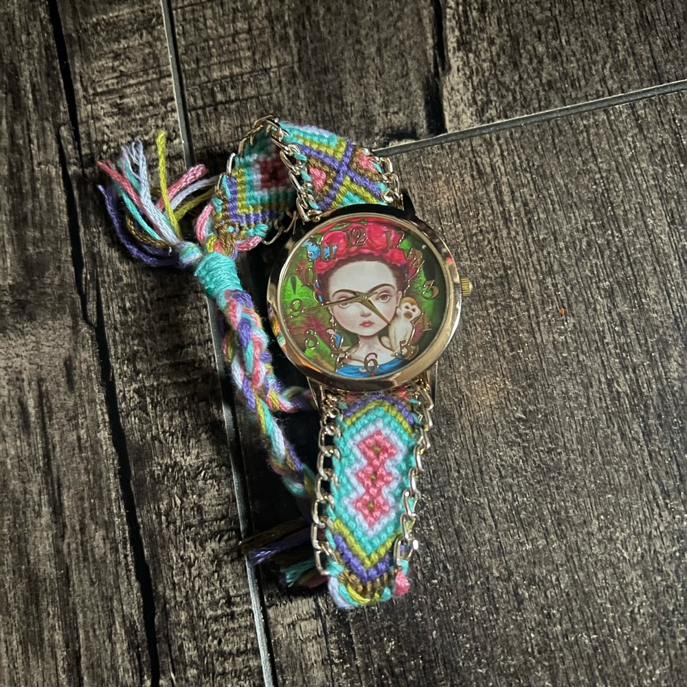Frida Woven Bracelet watch